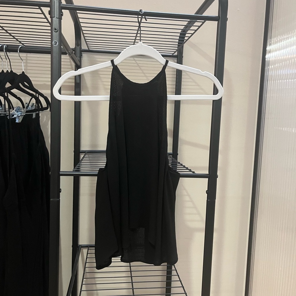 Zara Black Halter Top